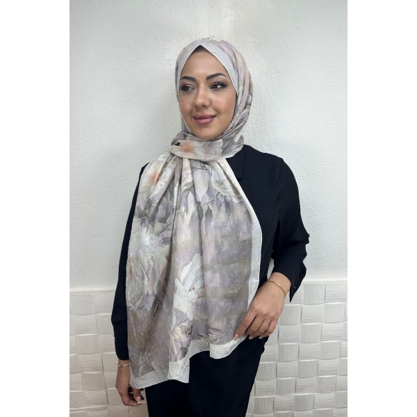 Desenli Bambu Şal 035K