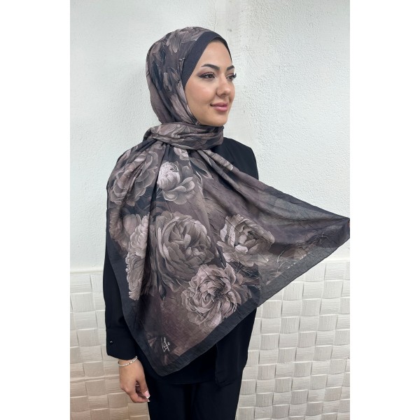 Desenli Bambu Şal 035K