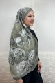 Desenli Bambu Şal 035H